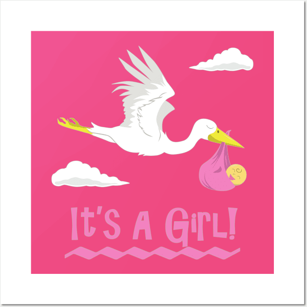 It's a Girl! Wall Art by SakuraDragon